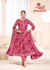 Anarkali Vol 1 By Kundan Cotton Printed Anarkali Kurtis Set Wholesale Online